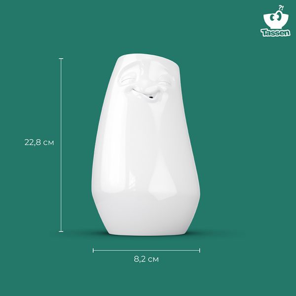 Ваза tassen laid back 25 см белая