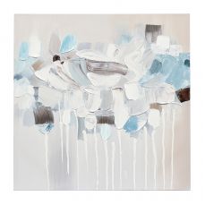 Панно декоративное fleur, 60х60 см, голубое Bergenson Bjorn
