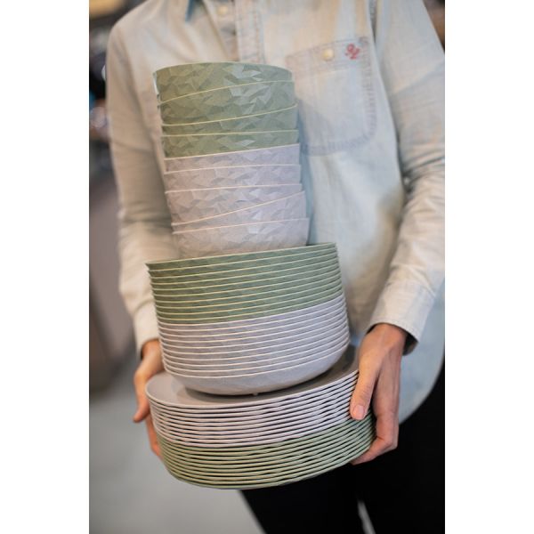 Тарелка обеденная club organic 26 см синяя