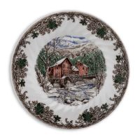 Десертная тарелка 20 см Зимняя Деревня Churchill