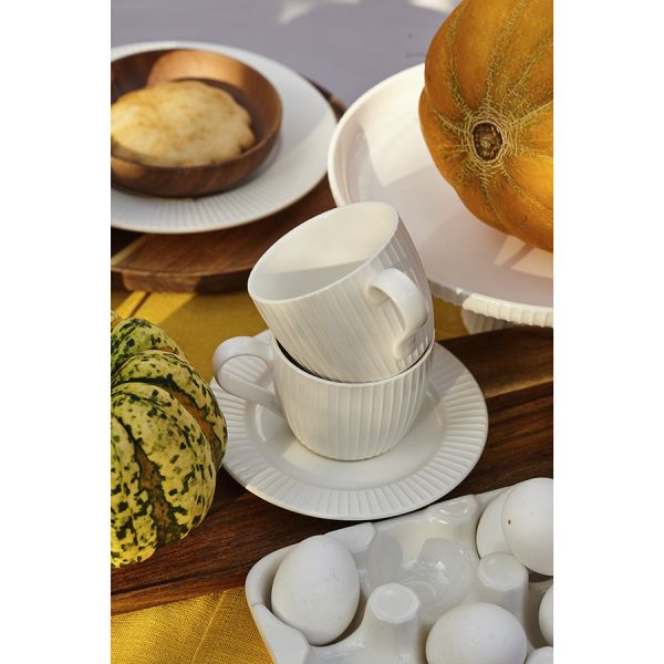 Набор чайных пар soft ripples, dual glazing, 250 мл, 2 шт Liberty Jones