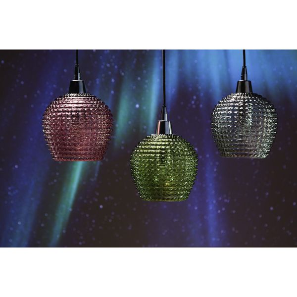 Светильник подвесной каскадный aurora, 65х18 см, сливовый/зеленый/серый Bergenson Bjorn