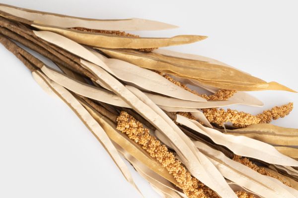 Ветка декоративная 95 см, полиэтилен/пенопласт, Сухоцветы, Light autumn ANNA LAFARG
