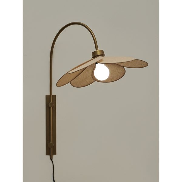 Светильник настенный kamille, 55х67 см, бежевый Bergenson Bjorn