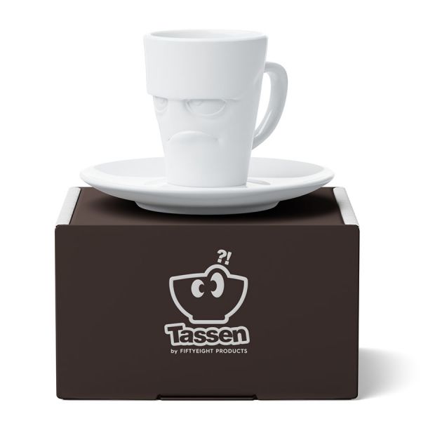 Кофейная пара grumpy, 80 мл, белая Tassen