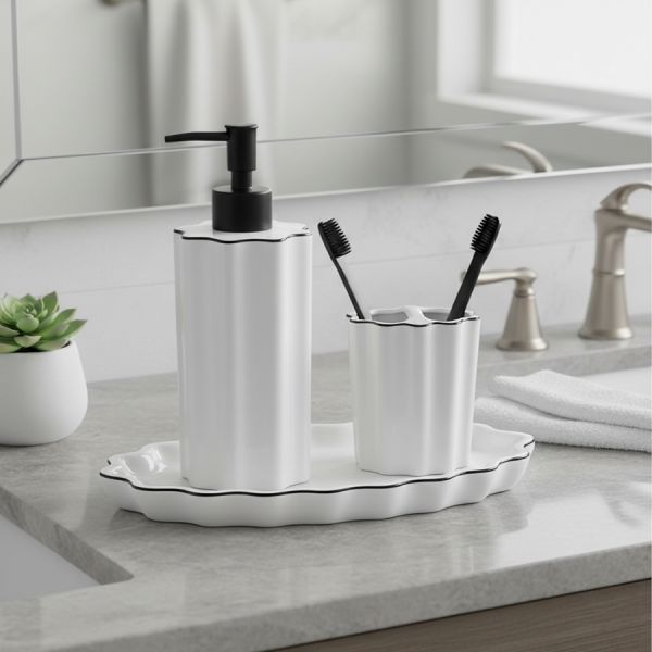 Органайзер для зубных щеток camellia, белый Bergenson Bjorn Bath
