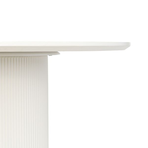 Стол обеденный loun, D120 см, белый Bergenson Bjorn