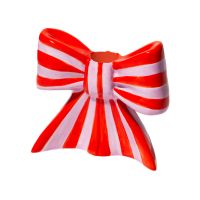 Подсвечник bow, 11х12х5 см, красно-белый Doiy
