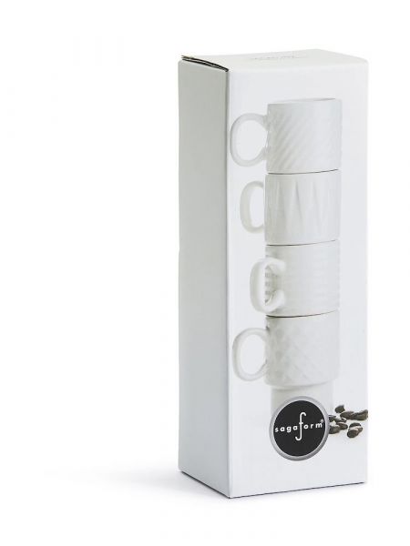 Набор 4 кружек для эспрессо Coffee & More SAGAFORM 