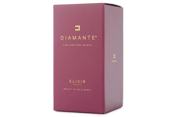 Ваза Силуэт 25 см из хрустального стекла Diamante