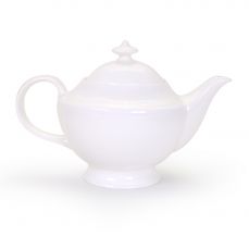 Чайник 1300 мл, белый костяной фарфор, АККУ 8106А