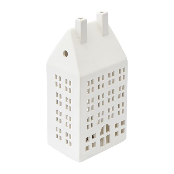 Домик из фарфора с подсветкой aarhus из коллекции new year essential 21,6 см Tkano