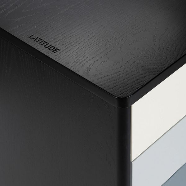 Комод saga tol 82х45х75 см черный