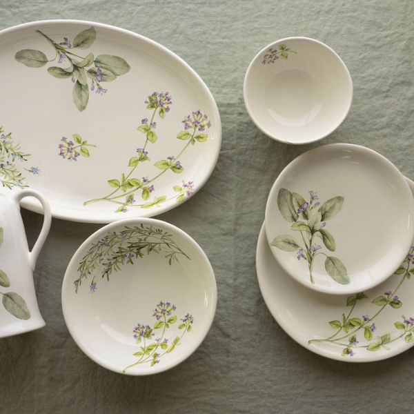 Блюдо овальное Rosemary 38х27х4 см, Nuova Cer, 9121-RSM