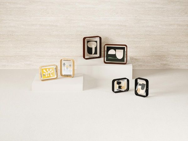 Фоторамка двусторонняя bellwood, 16х22 см, состаренный орех Umbra