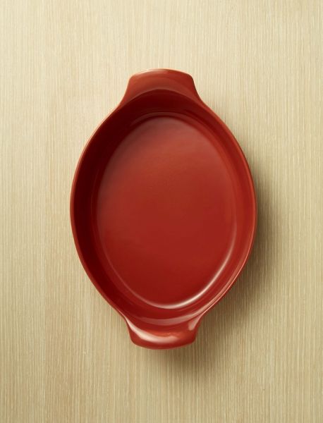 Форма для запекания овальная 34,5 см (цвет: гранат)     (3) (300)     349042