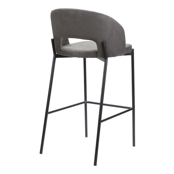 Стул барный horace экозамша темно-серый Berg
