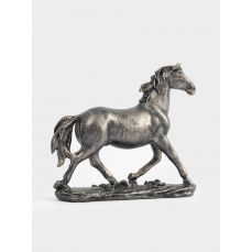 Статуэтка 18 см, полирезин, бронзовая, Бегущий конь, Horse Anna Lafarg