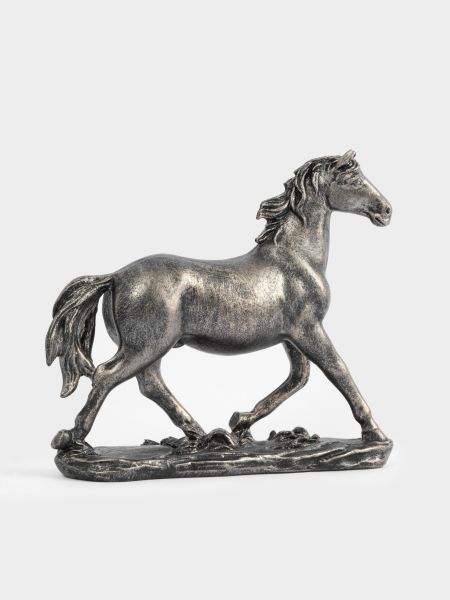Статуэтка 18 см, полирезин, бронзовая, Бегущий конь, Horse Anna Lafarg
