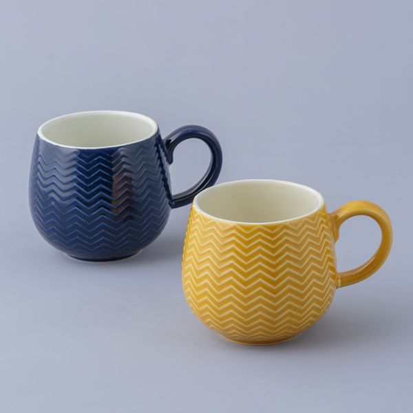 Чашка Embossed 350 мл горчичная Mason Cash