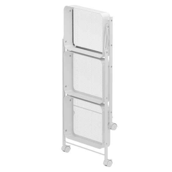 Этажерка 3-х ярусная smart cart, белая Smart Solutions