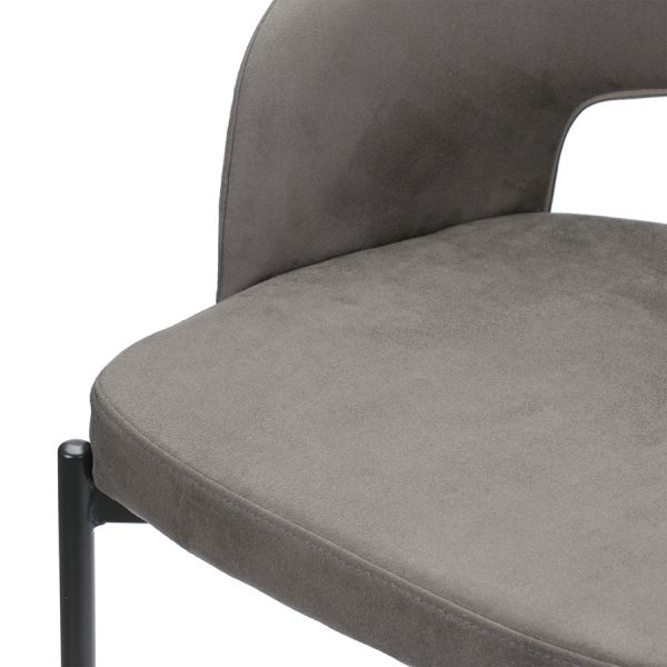 Стул барный horace экозамша темно-серый Berg