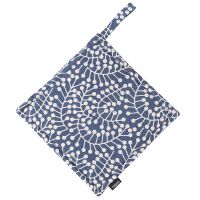 Прихватка темно-синего цвета с принтом Спелая Смородина из коллекции scandinavian touch, 22х22 см