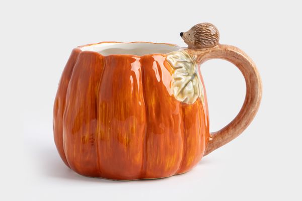 Кружка 340 мл, керамика, оранжевая, Тыква, Bright pumpkin ANNA LAFARG