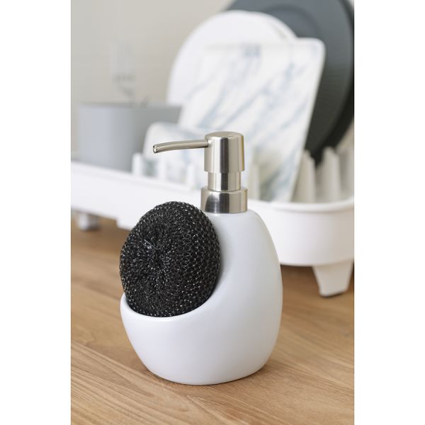 Диспенсер для мыла lystad 460 мл белый Smart Solutions