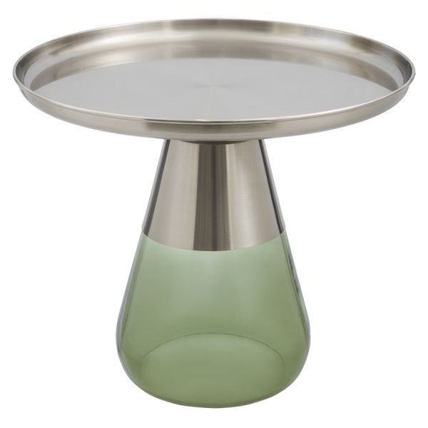 Столик кофейный dahl, D60х52 см, хром/зеленый Bergenson Bjorn