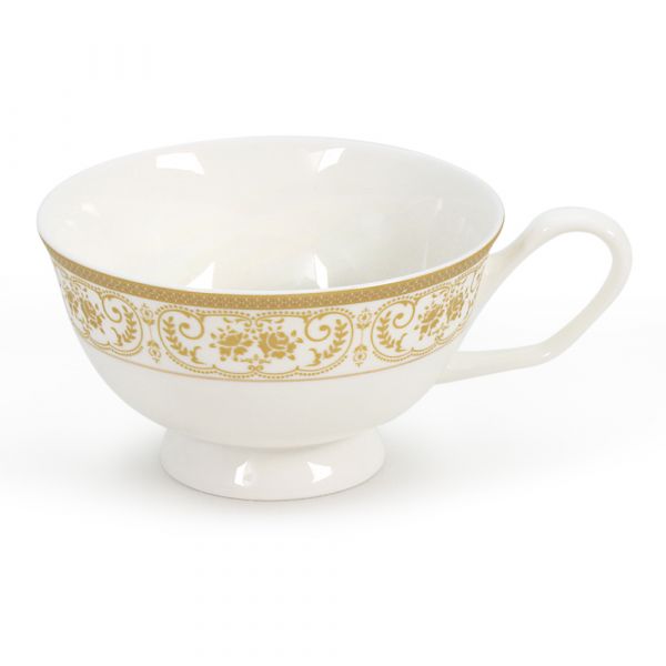 Чайный сервиз АККУ Луиза из костяного фарфора на 6 персон 15 предметов