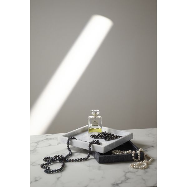 Поднос marm 25х25 см, черный мрамор Bergenson Bjorn