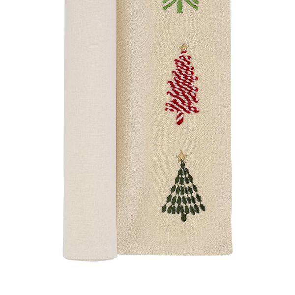 Салфетка под приборы frozen pines из коллекции new year essential, 33х48 см Tkano