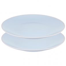 Набор обеденных тарелок simplicity 26 см, голубые, 2 шт Liberty Jones