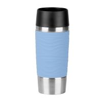 Термокружка 360 мл EMSA TRAVEL MUG WAVES голубая 