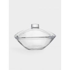 Салатник 21 см, 840 мл, с крышкой, стекло, Song Anna Lafarg