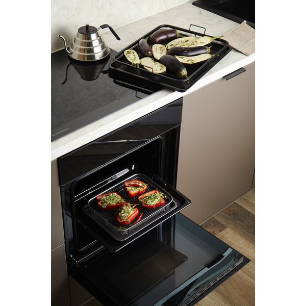 Противень для запекания с решеткой-гриль roast masters, 36х45 см, черный Liberty Jones