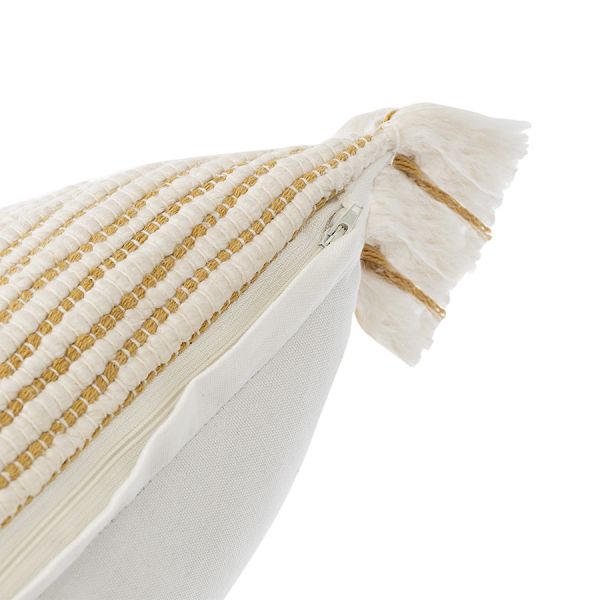 Чехол на подушку горчичного цвета clouds из коллекции ethnic 35х60 см Tkano