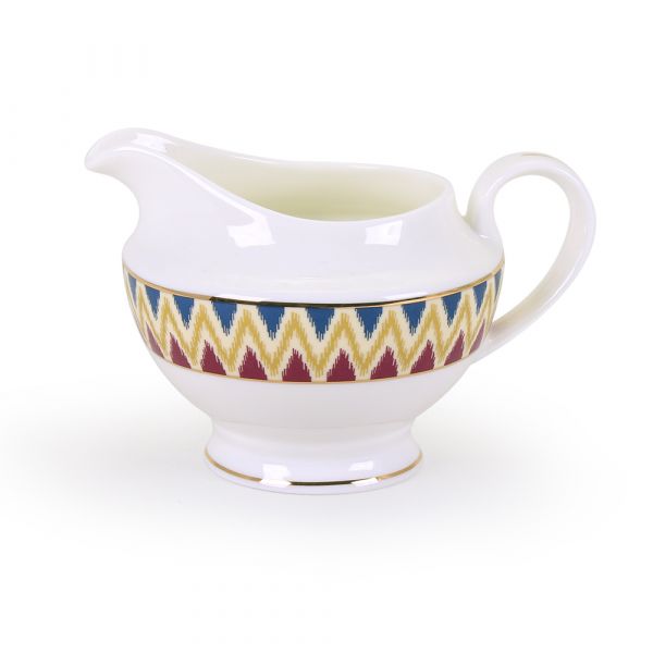 Чайный сервиз на 6 персон, 15 предметов Наргиз, костяной фарфор (высший сорт)