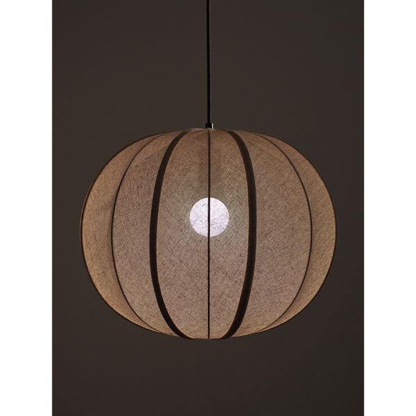 Светильник подвесной texture rib, D48 см, бежевый Bergenson Bjorn