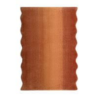Ковер из шерсти over horizon терракотового цвета из коллекции trendy ruffles Tkano