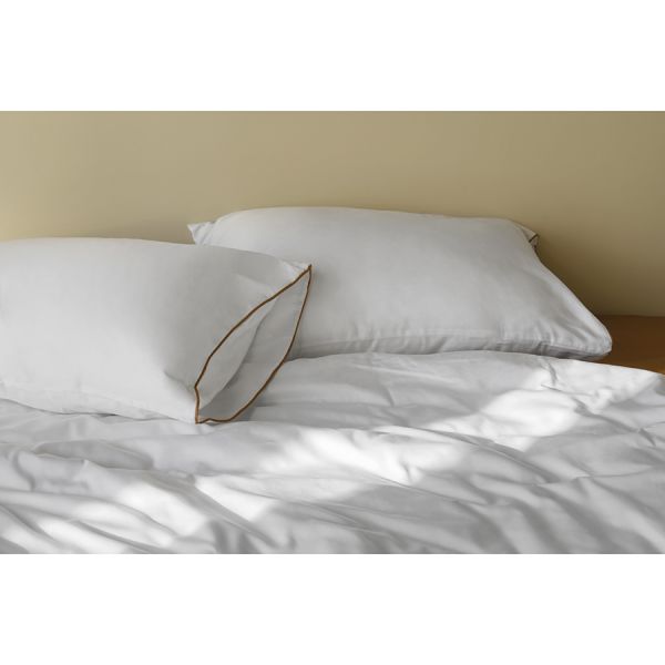 Набор наволочек из сатина из коллекции meditation, caramel, 50х70 см Tkano