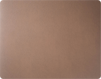 Подстановочная прямоугольная салфетка из натуральной кожи 45х35 см, светло-коричневый Skinnatur