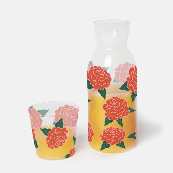 Набор из графина и стакана rose Doiy
