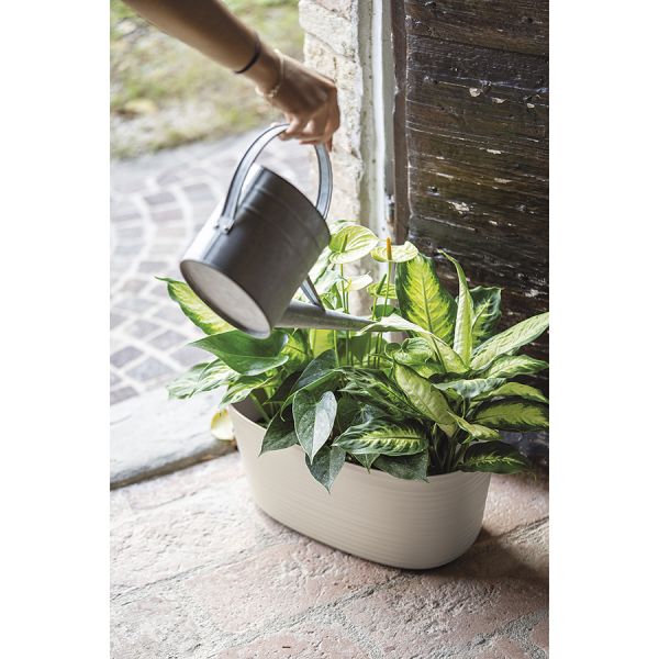 Кашпо для комнатных растений tierra большое, молочное Guzzini