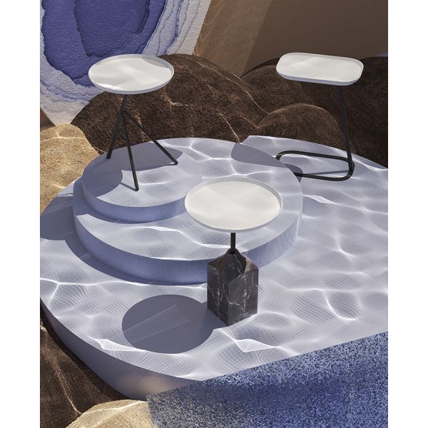 Столик приставной sustainable collection, серый/черный Bergenson Bjorn