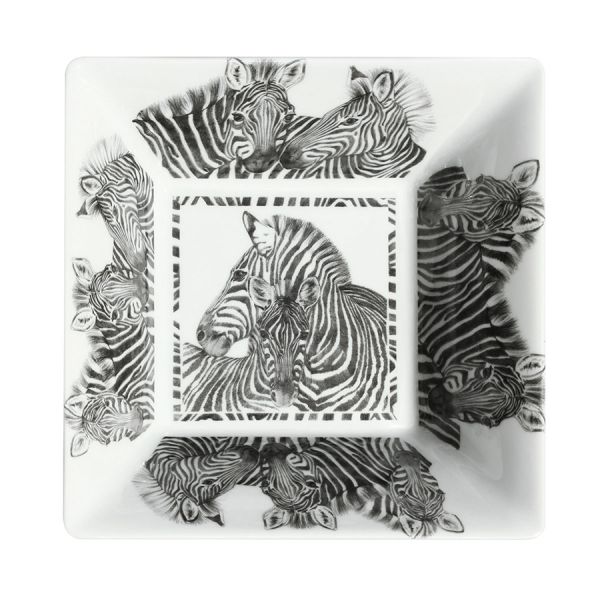 Салатник квадратный Zebra, 15,5x15,5 см, WILD SPIRIT TAITU