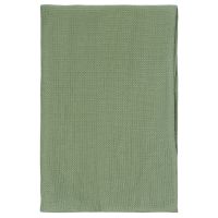Набор из двух вафельных полотенец изо льна цвета шалфея из коллекции essential, 50х70 см Tkano