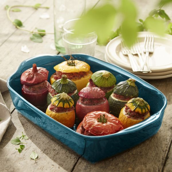 Форма для запекания прямоугольная,36x23 см,цвет: лазурь     (3) (144)     609652