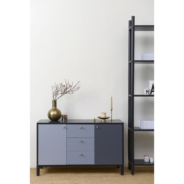 Комод saga bjorn 120х45х75 см черный